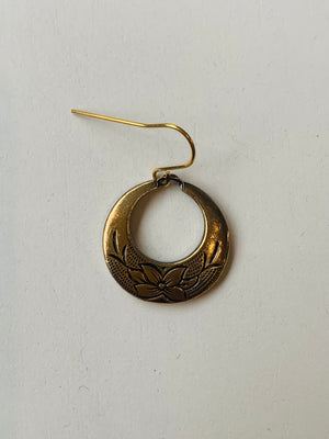 Lightweight Brass Earrings