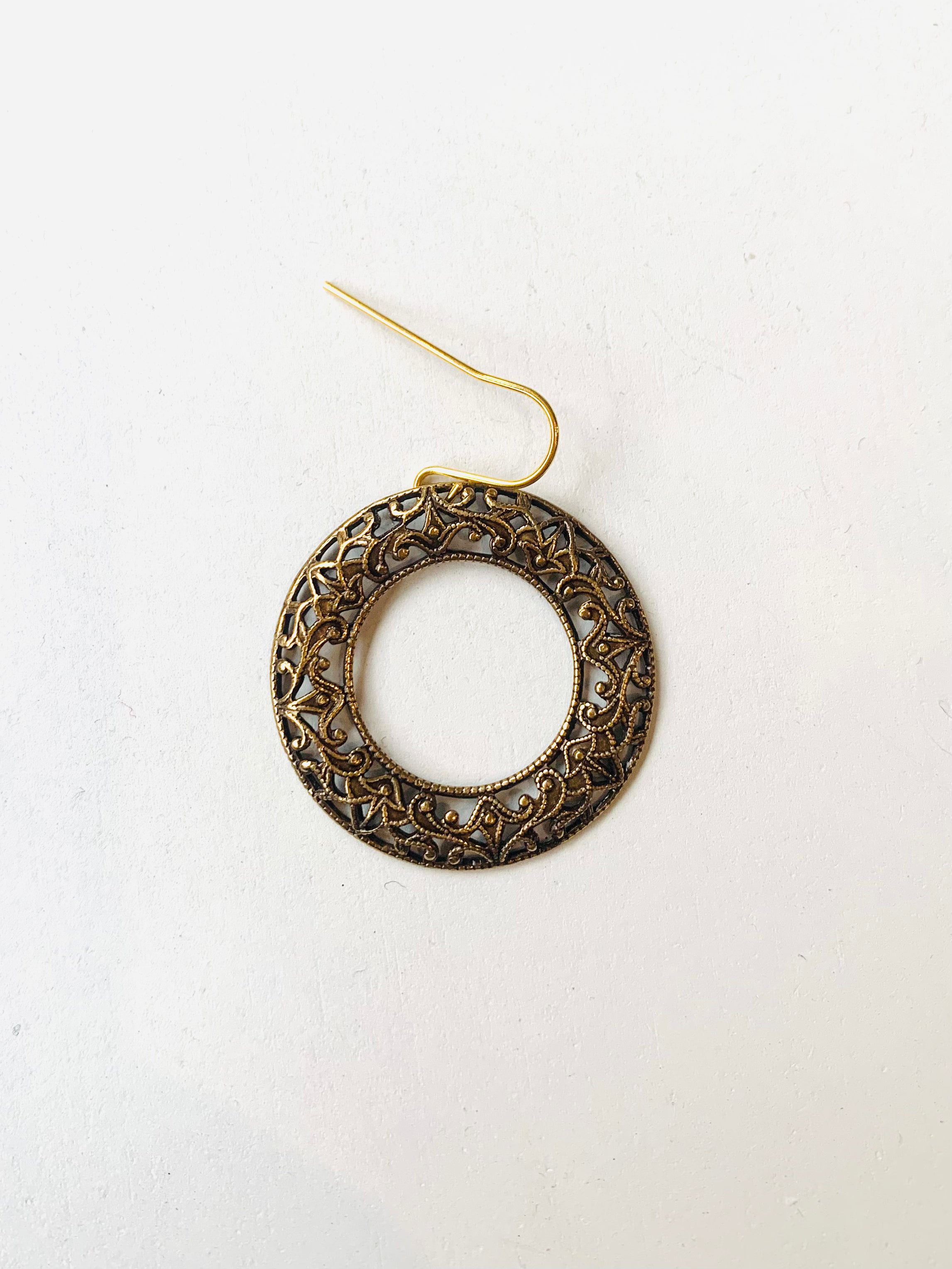 Lightweight Brass Earrings