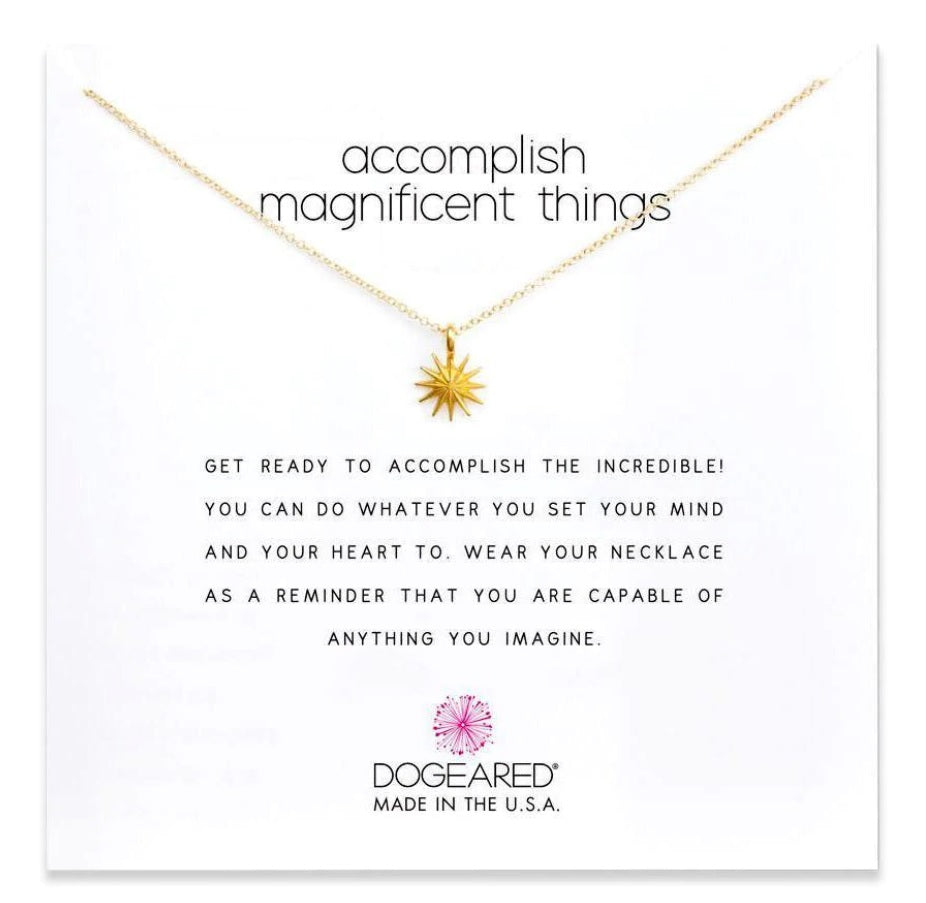 Dogeared Necklaces: Gold Dipped Collection (Multiple Styles)