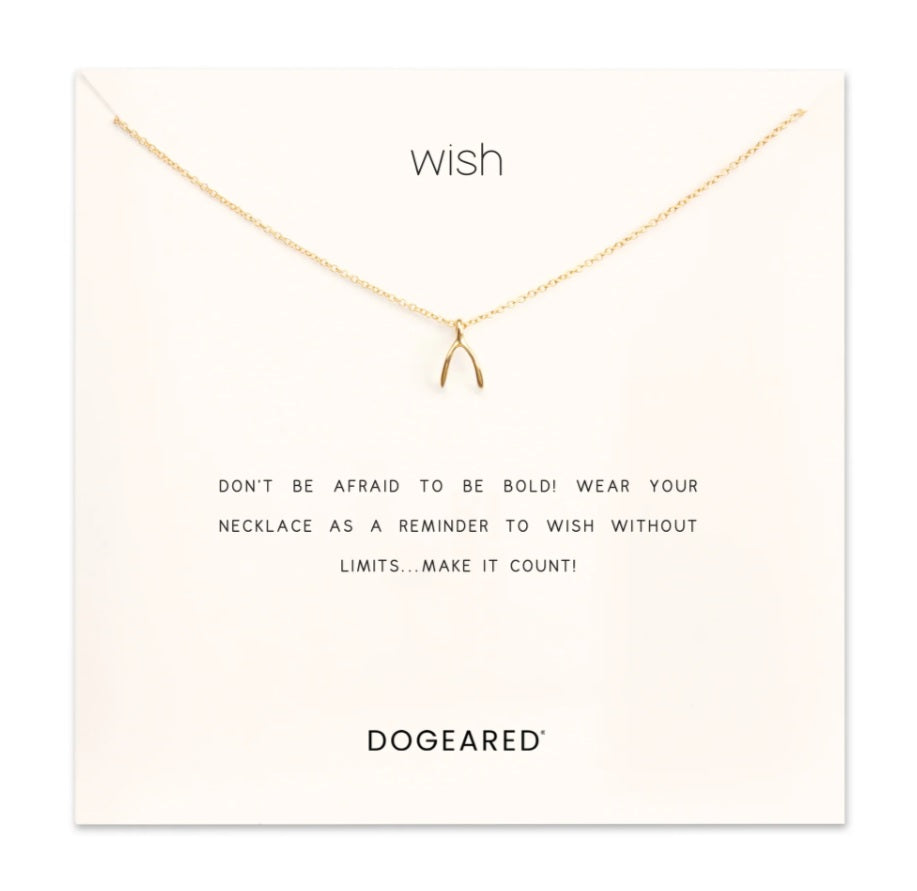 Dogeared Necklaces: Gold Dipped Collection (Multiple Styles)